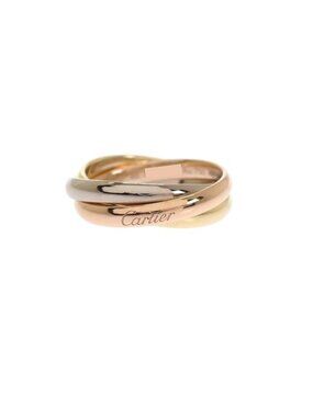 Cartier Trinity Small . Ring 18k Yellow Gold 18k Pink 46